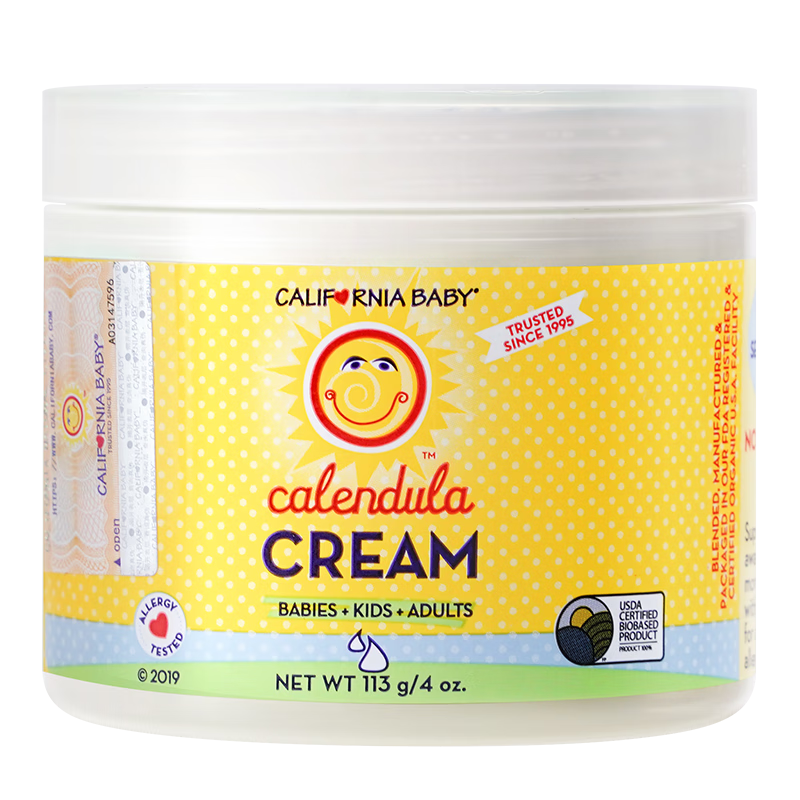 加州宝宝（California Baby）金盏花面霜113g 婴幼儿童保湿滋润补水 秋冬舒缓幼肌干痒红0岁+