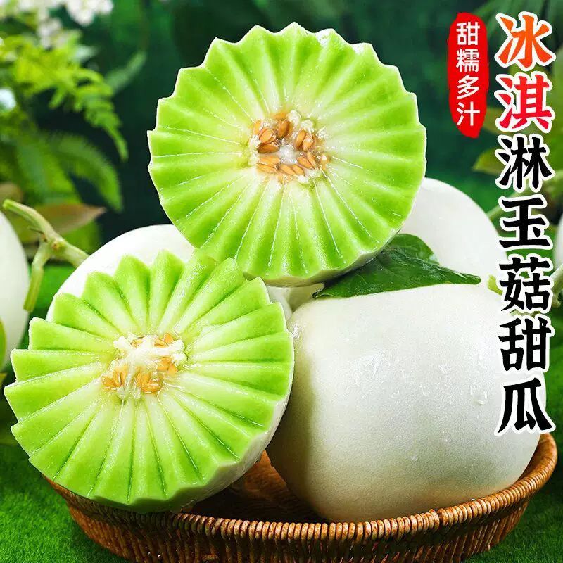 ?田园东方玉菇甜瓜｜49.9元5斤甜蜜暴击！冰淇淋口感天花板，挖勺党闭眼入～