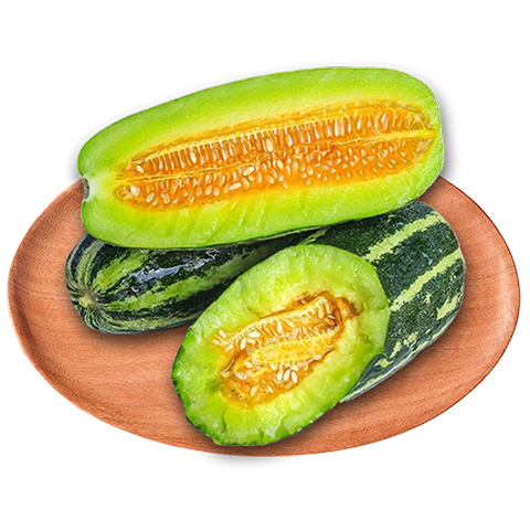 京鲜生 博洋9号甜瓜 净重3.5斤起 单果350g+ 生鲜水果