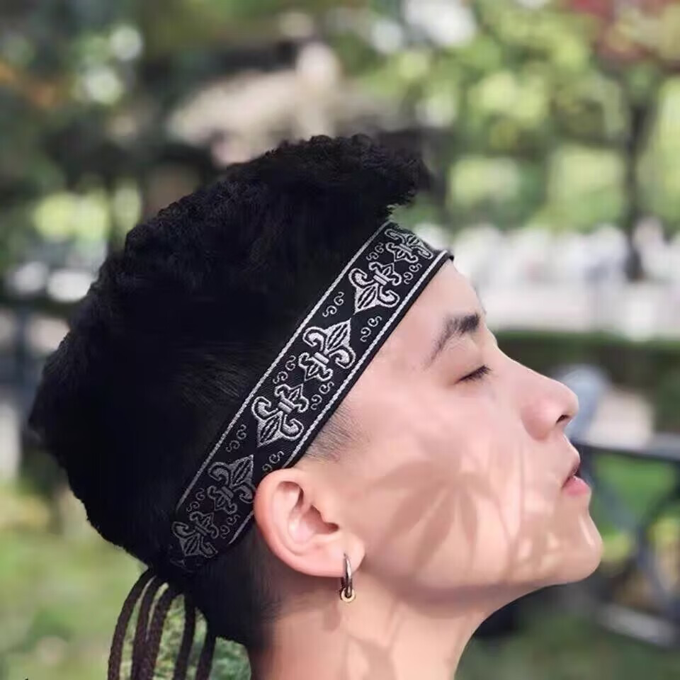 夢君宸束發(fā)帶男古風(fēng)漢服潮人抹額頭帶頭飾頭巾短發(fā)中國風(fēng)民族風(fēng)發(fā)飾流蘇