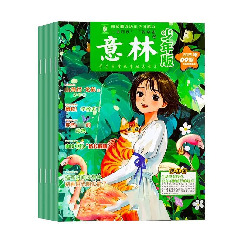 【半年/全年订阅】意林少年版杂志中小学生初中生作文素材校园版期刊杂志2026年/2025年/2024年/2023年/2022年可选 【半年订阅】2026年6月起订