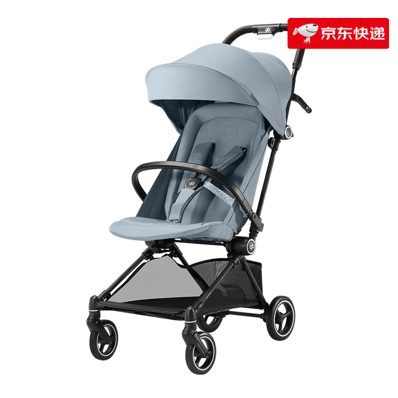 好孩子（gb）飞羽遛娃神器轻便可折叠婴儿推车可登机碳纤维宝宝溜娃车新款 D5000-A_湖蓝