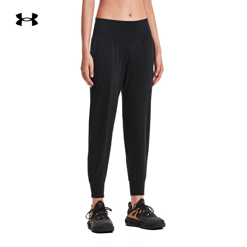 安德玛（UNDERARMOUR）【柔感系列】UA秋冬Meridian女子训练运动束脚长裤1382526 黑色001 L