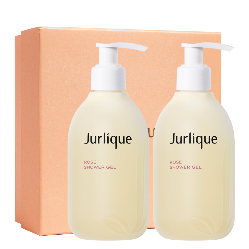 茱莉蔻（Jurlique）玫瑰柔肤沐浴露300ML*2 深层清洁柔滑肌肤花香型  新年礼物