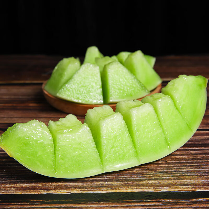 趣鲜语海南玉菇冰淇淋甜瓜【当天发货】】头茬甜瓜新鲜孕妇水果源头直发 5斤【商超果-软糯香甜2-3个装】净重4.5斤