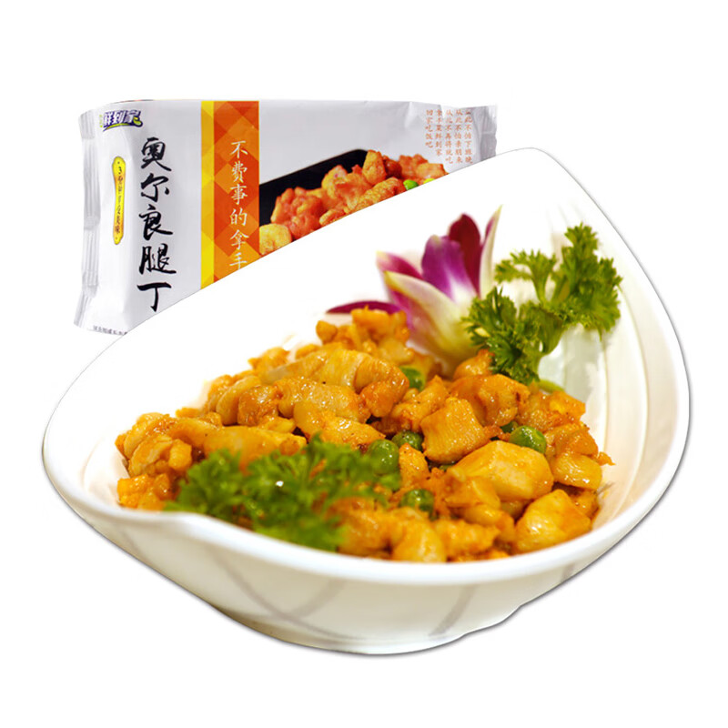 鲜到家 奥尔良腿丁300g方便加热菜肴(早餐午餐晚餐夜宵)鸡腿肉半成品