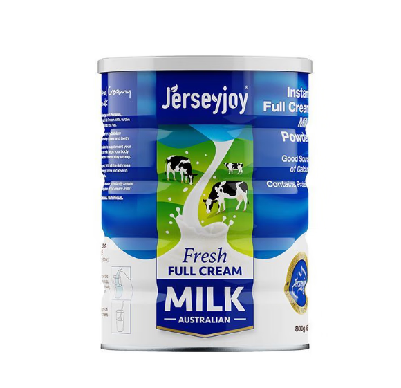 愛(ài)薇牛（jersey）澳洲原裝進(jìn)口愛(ài)薇牛全脂奶粉孕婦青少年成人中老年速溶高鈣高蛋白 原裝進(jìn)口全脂奶粉800g/罐