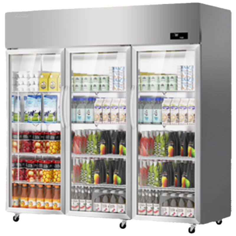 星星展示柜冷藏保鮮柜冰柜商用飲料大容量冷柜啤酒水果蔬菜超市飯店廚房冰箱立式冰柜 KSC-1871G3
