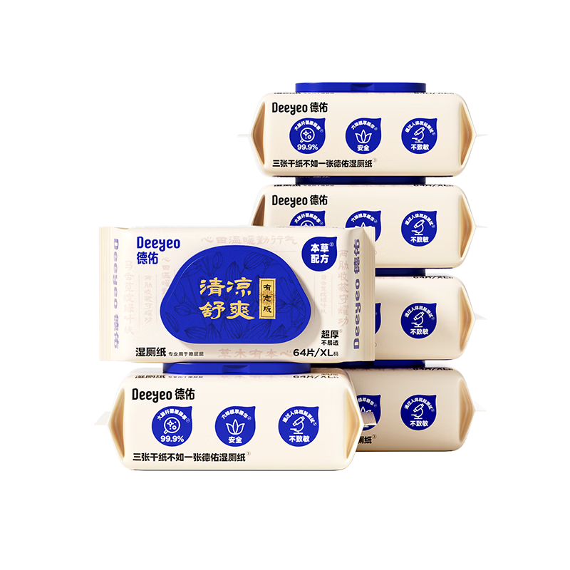 �����̴�ʪ��ֽ64��*6�� ���ʪֽ����ֽ����ʪ�� ������ʹ����ר��  61.9Ԫ