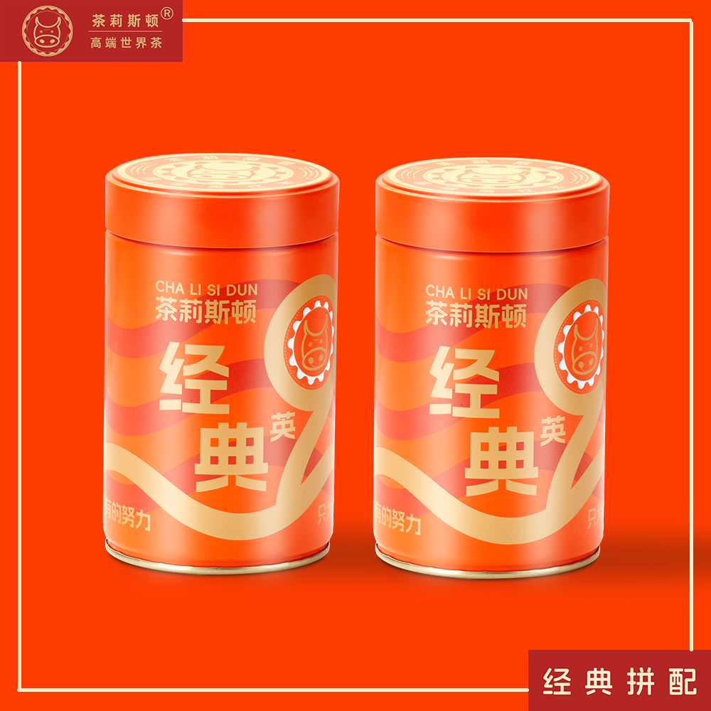 茶莉斯顿严选英德红茶英红九号核心产区经典口粮茶送人送礼红茶自饮茶礼 双罐口粮/240g