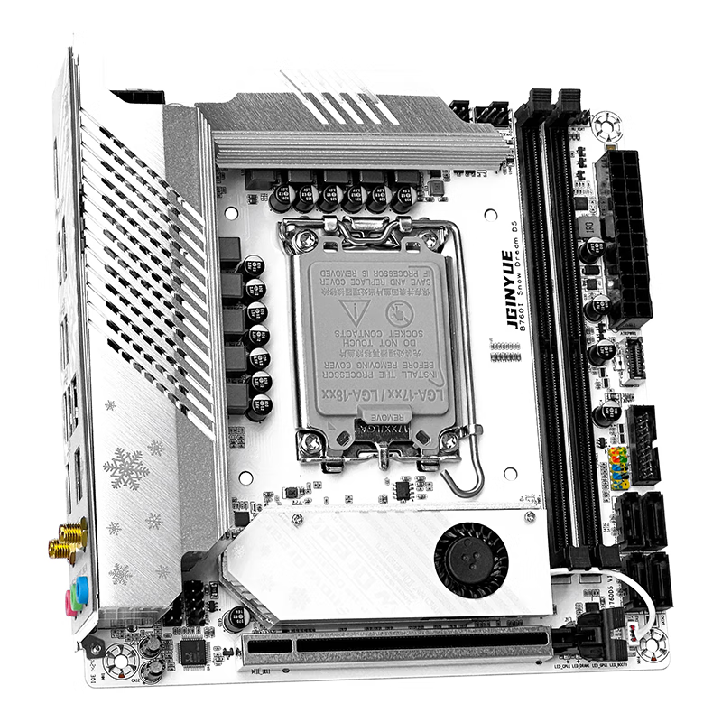 精粤 B760I Snow Dream D5 雪梦迷你ITX 图 6