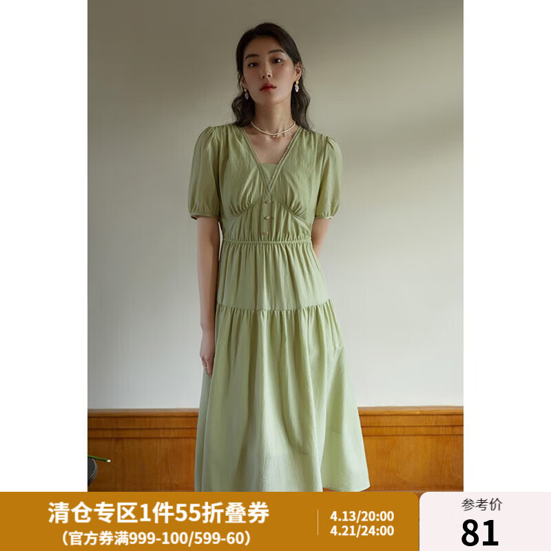 ���� ����Ůװ ��ʽ����� ����V������ȹŮ �ļ�΢��mm���ݳ���ȹ�� �������� M