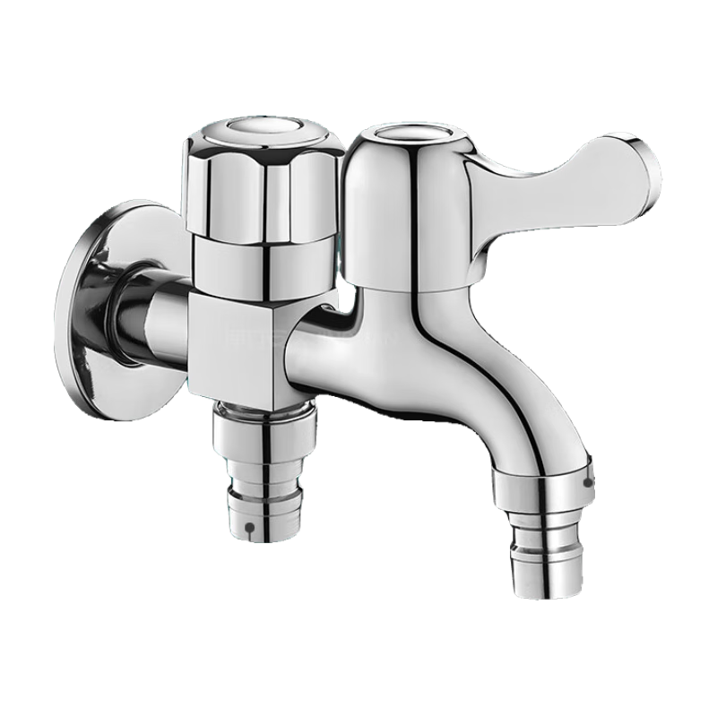 九牧王世家JMOOWO洗衣机水龙头一进二出专用多功能双头家用三通双控双出一分二接头 全铜双出水（洗衣机嘴+洗衣机）