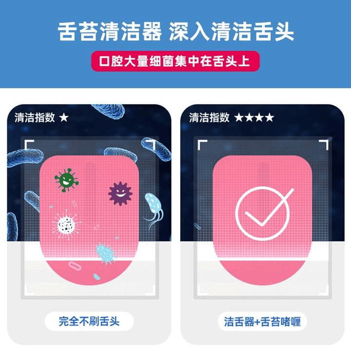 DEATKN德国刮舌苔清洁器男士专用食品级不锈钢舌苔刮舌板除口臭神器 不锈钢刮舌器1套 【盒装防尘便携 清新口气 】 1支装