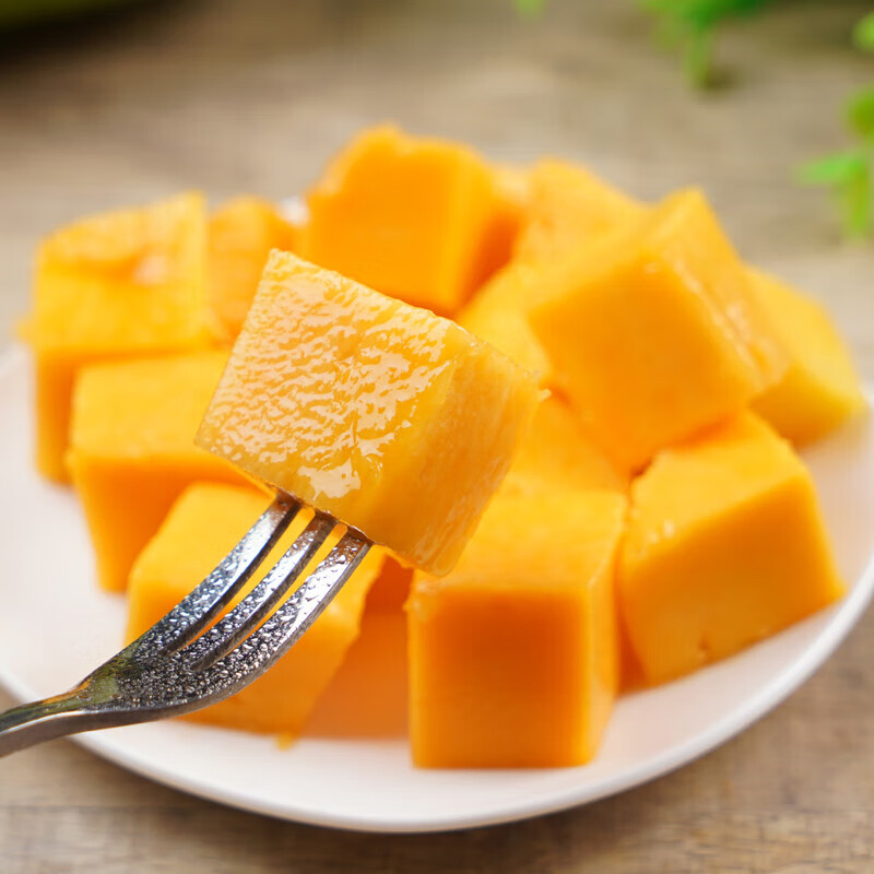 广供天下青芒芒果香芒果甜青皮大芒果大青芒水果特产整箱 5斤大果250-350g