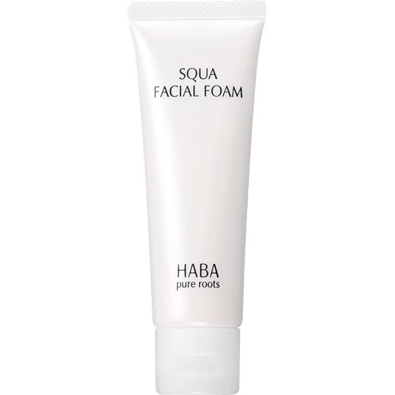 HABA鲨烷保湿洁面乳清洁温和保湿紧致控油洗面奶日本进口100g 洁面乳100g