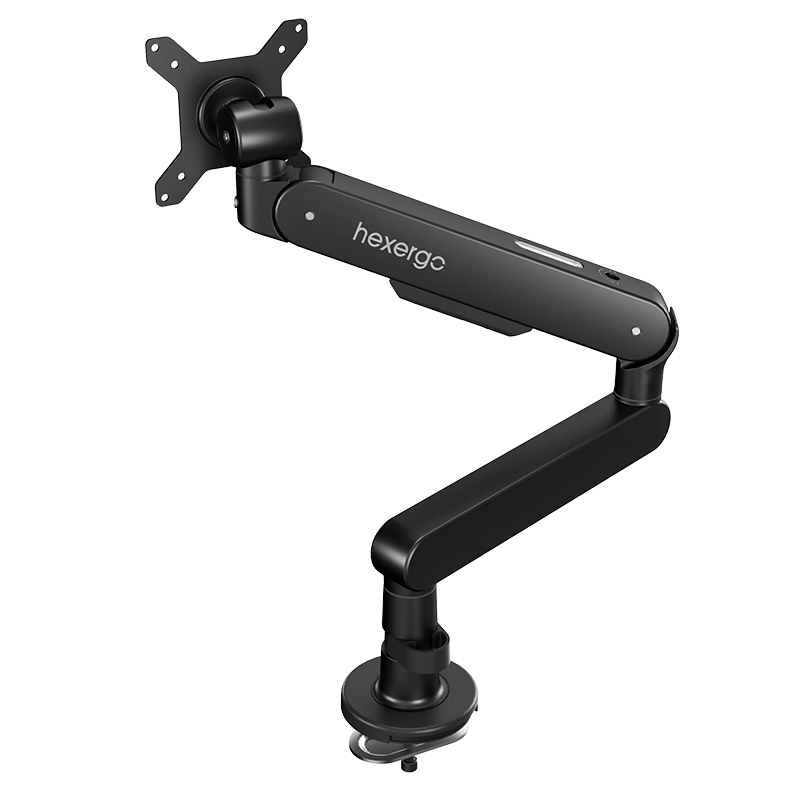 慧想HEXERGO 顯示器懸臂支架游戲電競屏網(wǎng)吧專用電腦機械臂旋轉(zhuǎn)桌夾式可升降底座增高架CTS120 極夜黑| ≤34