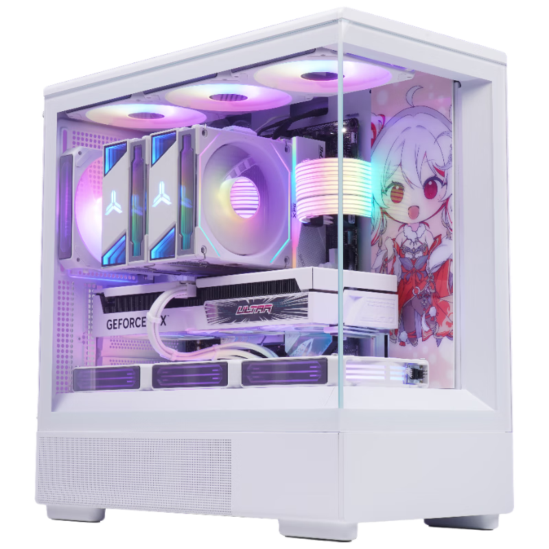 ߣaigo Сᰰɫ Ϸ̨ʽ ֱ/M-ATX/240ˮ/270㺣/5090Կ154.16Ԫ 