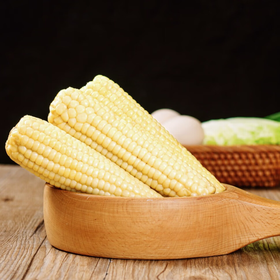 拾山走云南西双版纳甜糯小玉米四季鲜食0添加真空锁鲜非转基因饱腹感 糯小白甜糯小玉米 668克*2袋