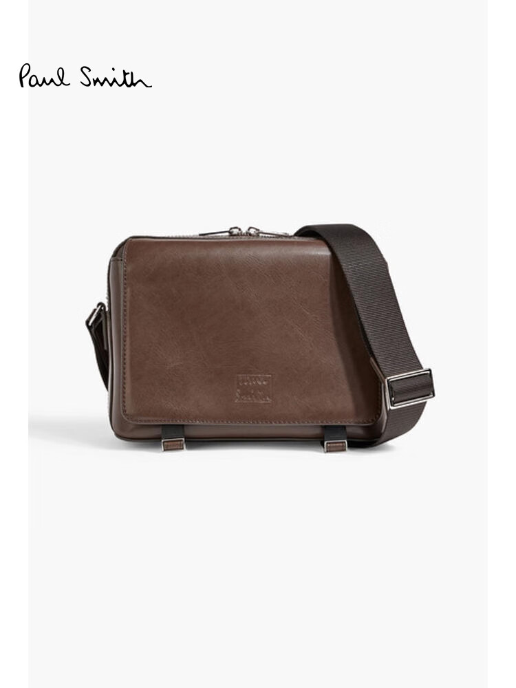 保羅史密斯（paul smith） 奢侈品 男士 皮革郵差包 Chocolate OneSize