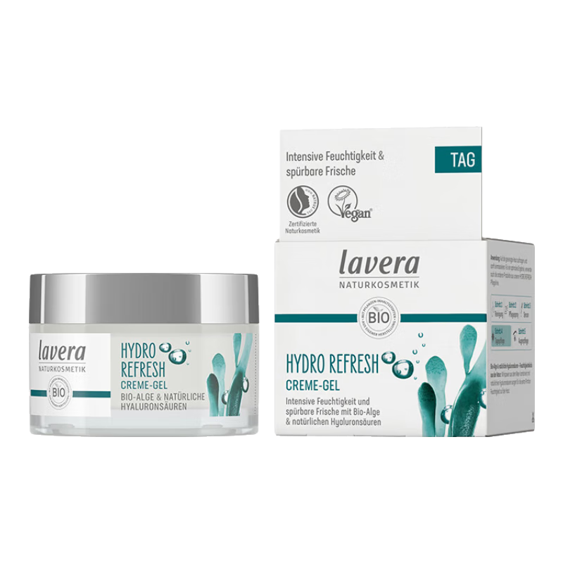 Lavera德国海藻玻尿酸水感面霜50ml 持久保湿深层补水孕妇护肤品