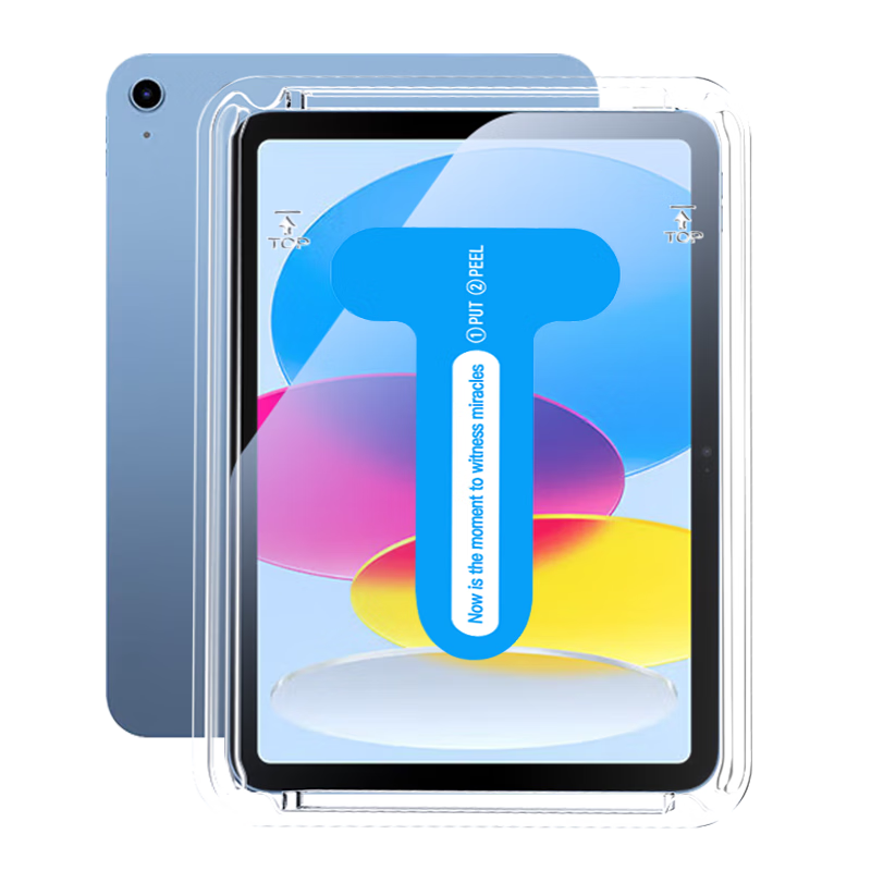 KOOLIFE 適用【康寧秒貼】iPad11/10鋼化膜無(wú)塵倉11英寸A16芯片2025/22款平板電腦抗指紋貼膜10.9英寸保護