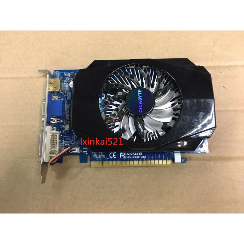 技嘉GT730独显台式机CFLOL游戏高清显卡 技嘉GT730 2GD3 2GB