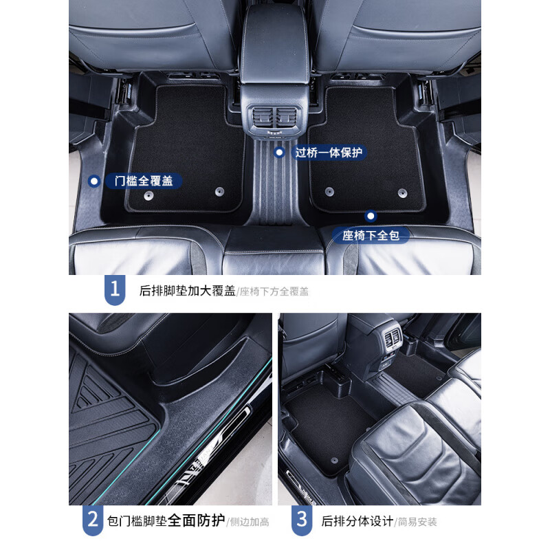SL03深蓝L07深蓝S07深蓝G318深蓝S05脚垫全包围tpe专用汽车 不包门槛TPE脚垫【单层款】