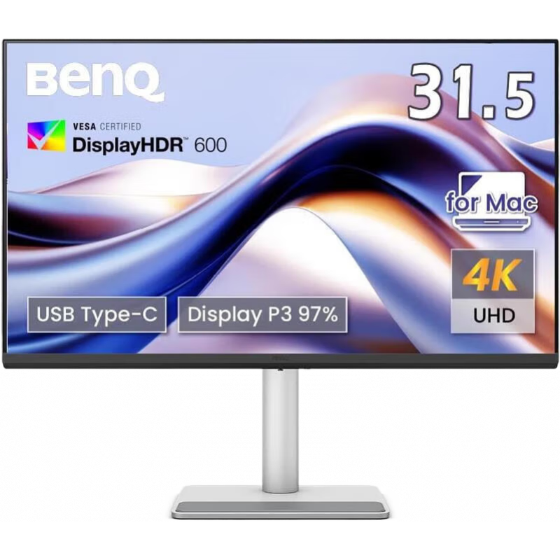 明基（BenQ）【日本直郵 日本發(fā)貨】MA270U/MA320U電腦顯示器 4K蘋果Mac外接Type-c HDR護眼電腦屏幕減少藍(lán)光 MA320U【31.5英寸】