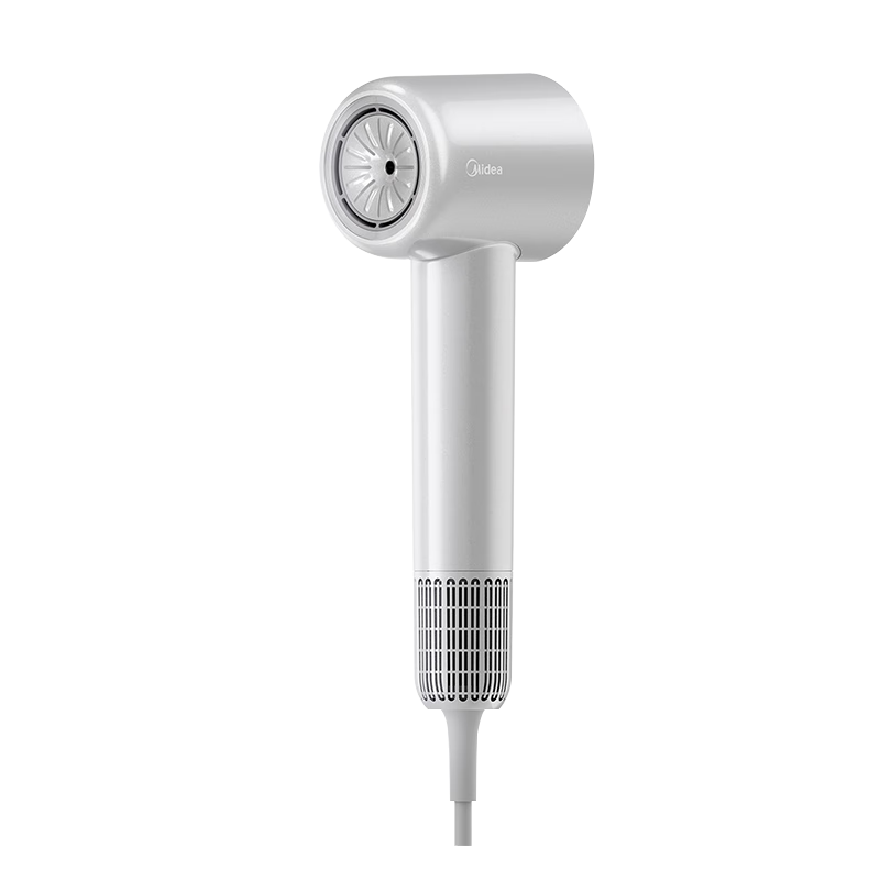 美的（Midea）高速电吹风 高浓度水离子护发吹风机 大功率快干 家用吹风筒FG608银 家电国家补贴 新年礼物推荐