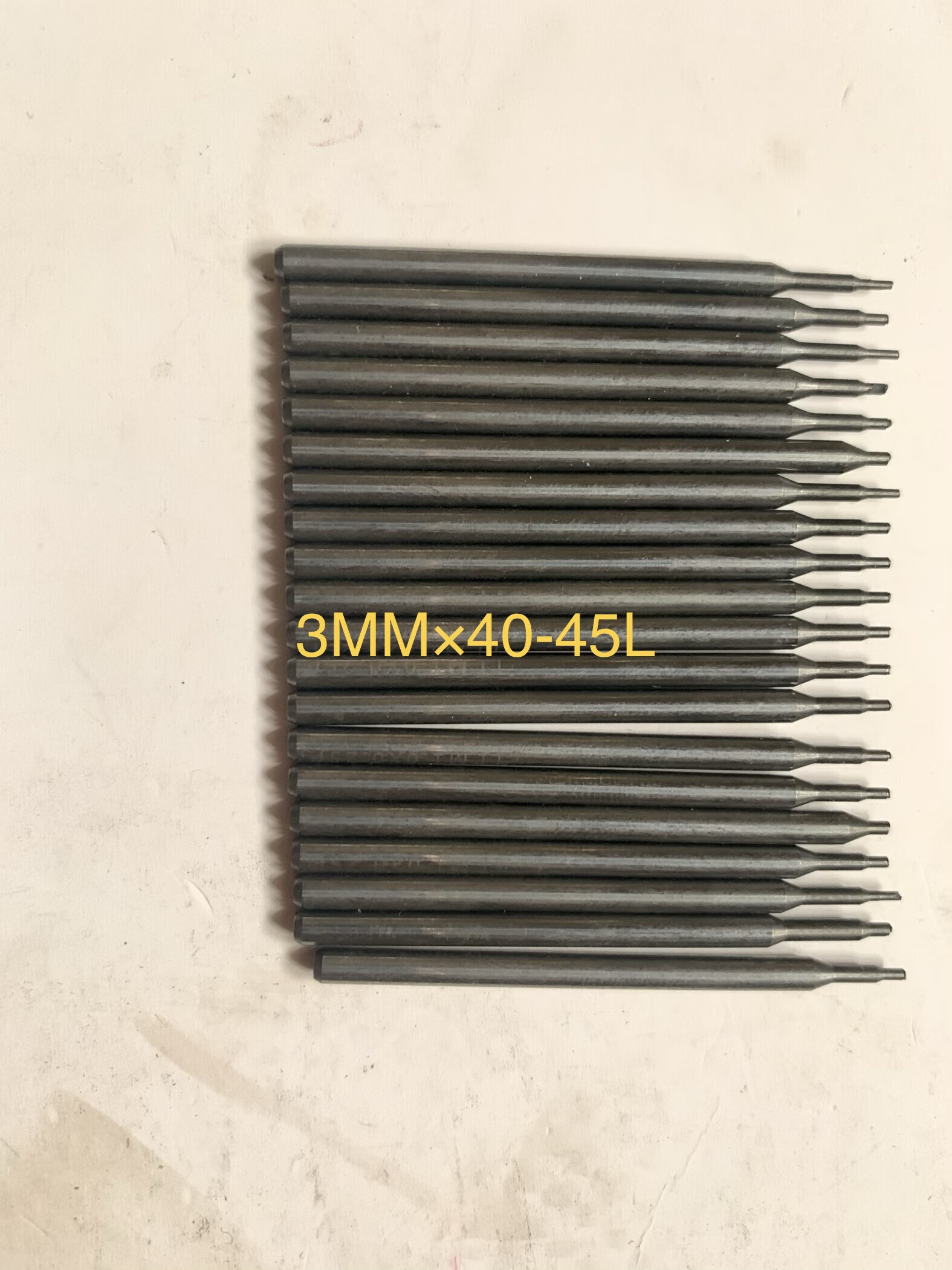 語森憶3.0MM、4.0MM、6.0MM鎢鋼舊銑刀棒 65度超硬鎢鋼雕刻針棒 D3*35L D3*35尖頭20支