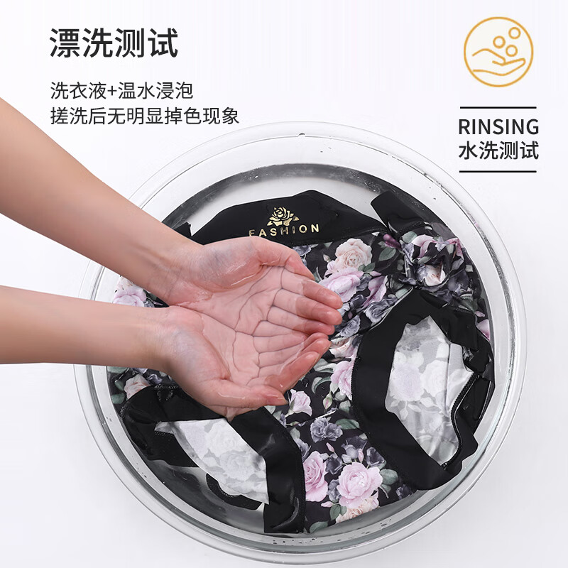 康丽霞（3条装）冰丝女士内裤高腰无痕7A抗菌裆提臀透气大码女三角内裤 肤色+卡其+蓝色 3条 XL （105-130斤）