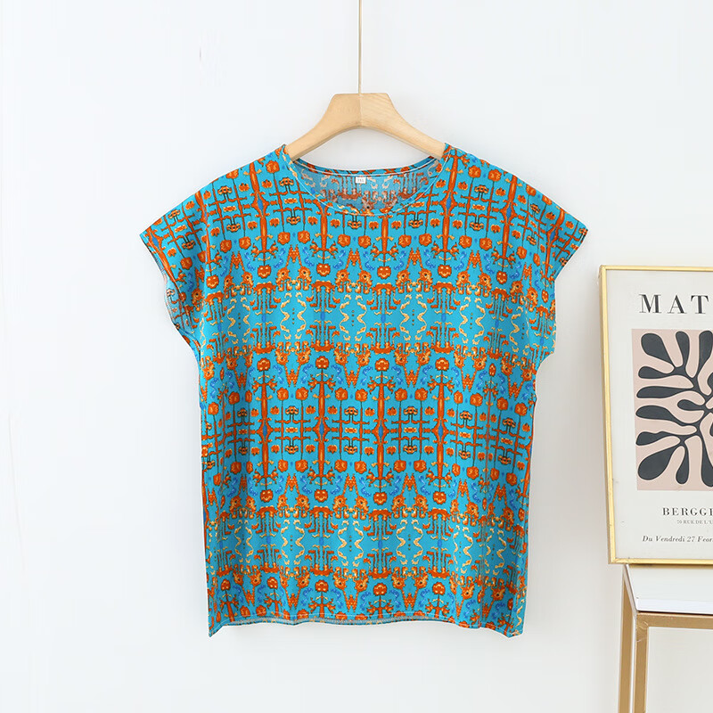 FOURDATRY�ļ����ݿ��ɶ���T��������Ůʿ������ӡ������ �������ٻƻ� 4XL 28.66Ԫ