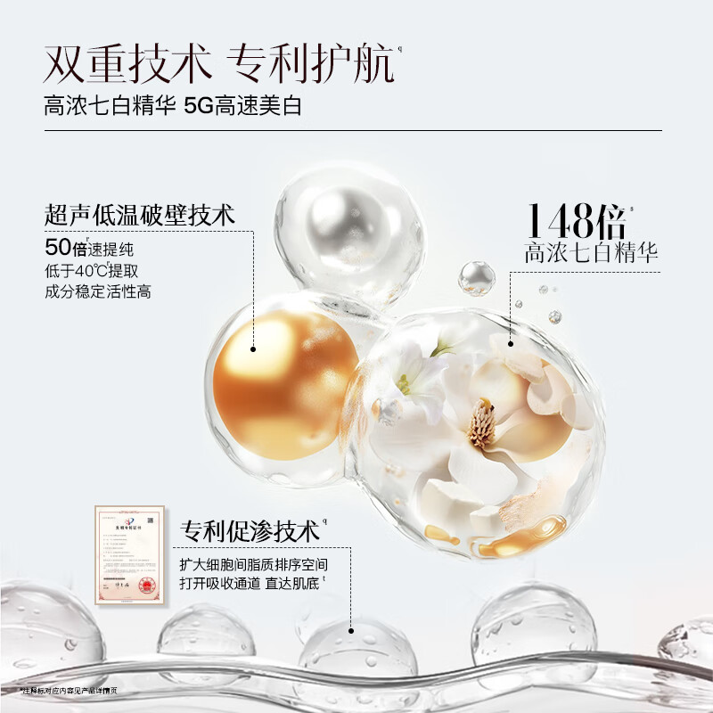 佰草集佰草集新七白肌能焕白修护霜美白提亮修护面霜保湿改善暗沉