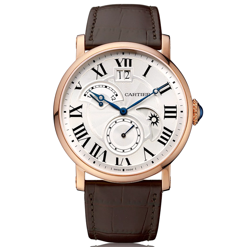 卡地亚cartier系列18k玫瑰金自动机械男表w1556240二手手表男奢侈品