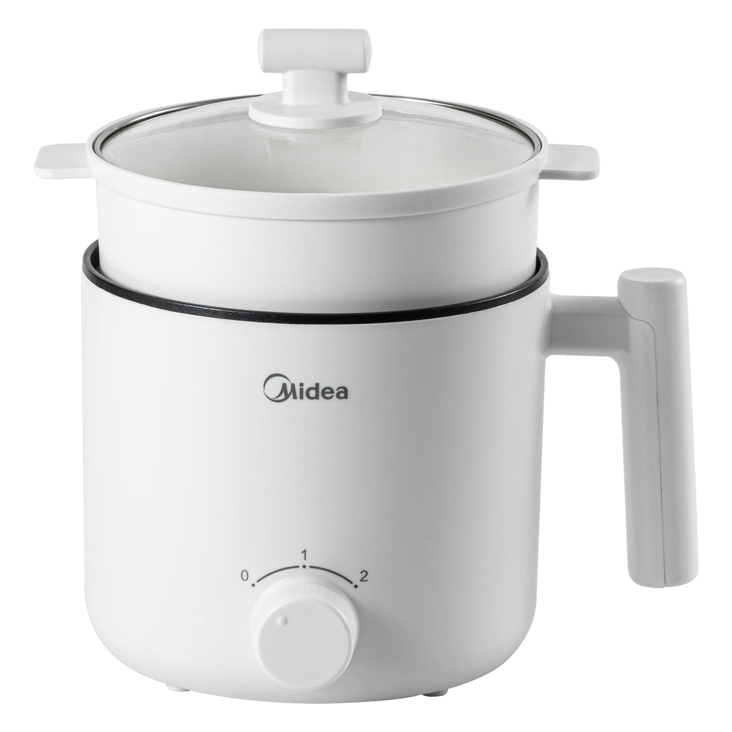 Midea 美的 XZE1613 电煮锅 白色 蒸笼款