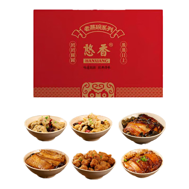 ���ڲ��������㣨HANXIANG�� ������ʳ �����������⼴ʳ��ʳ�����¾Ʋ����6��Ʒ����2010g �������÷�˿������������� 168Ԫ