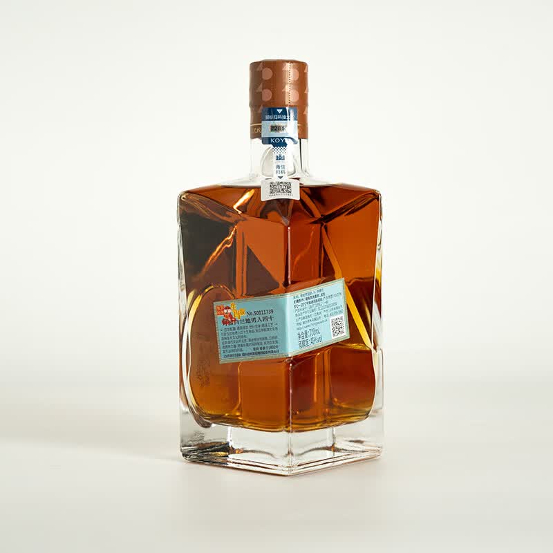 张裕可雅男人四十白兰地 蛇年限定 单支礼盒装 700ml 洋酒葡萄蒸馏酒 700mL 1瓶