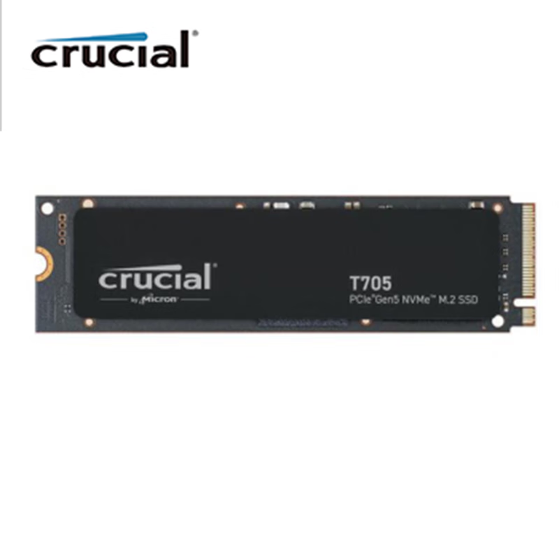 Crucial英睿达 美光T705 Pro 1TB SSD固态硬盘 M.2接口(NVMe PCIe5.0*4)读速13600MB/s 台式机笔记本硬盘 T705 Pro 5.0 1TB