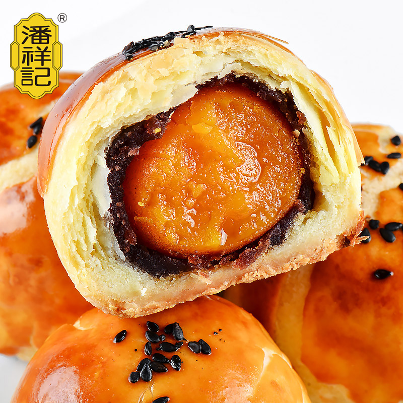 潘祥记 玫瑰蛋黄酥60g*10枚盒装年货糕点零食点心地方特产