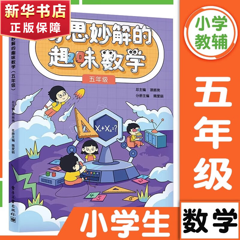 奇思妙解的趣味数学小学一二三四五六年级数学思维经典读物 小学数学思维训练书籍 思维扩展 五年级