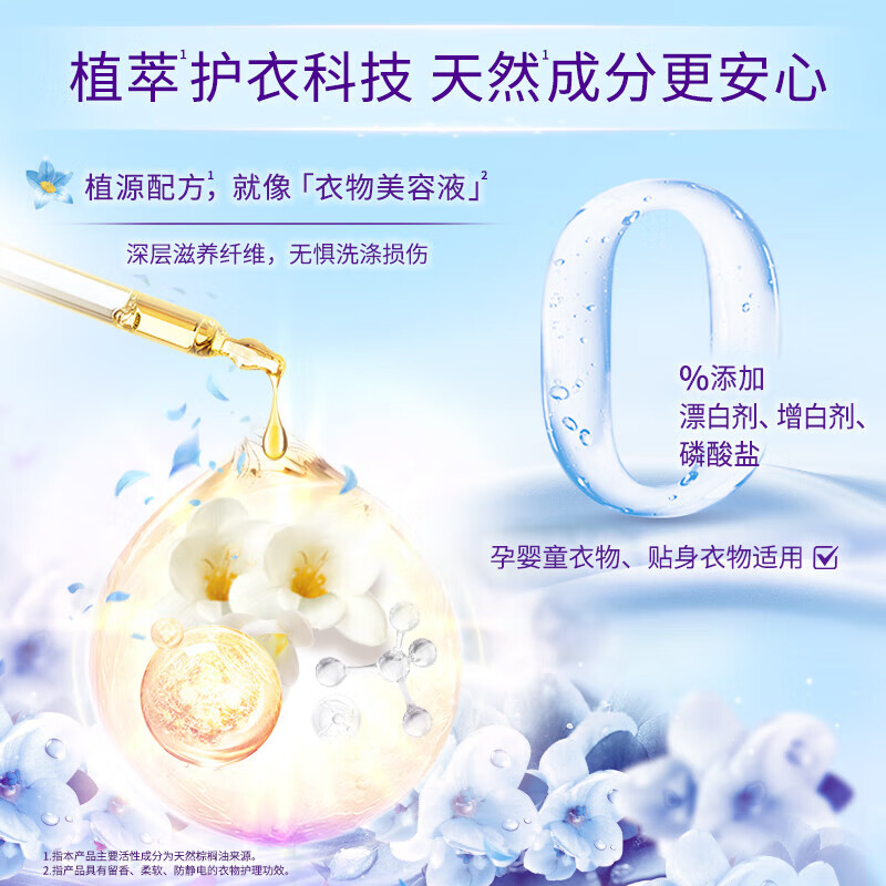 金纺清新柔顺衣物护理剂柔顺剂柔软蓬松防静电护衣瓶袋组合家用 【到手11.44斤】清新柔顺4kg+薰衣草860g*2袋