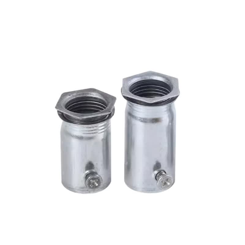 邦必达kbg管锁母加长加厚盒接杯疏jdg镀锌管接头扣压式镀锌钢管内丝