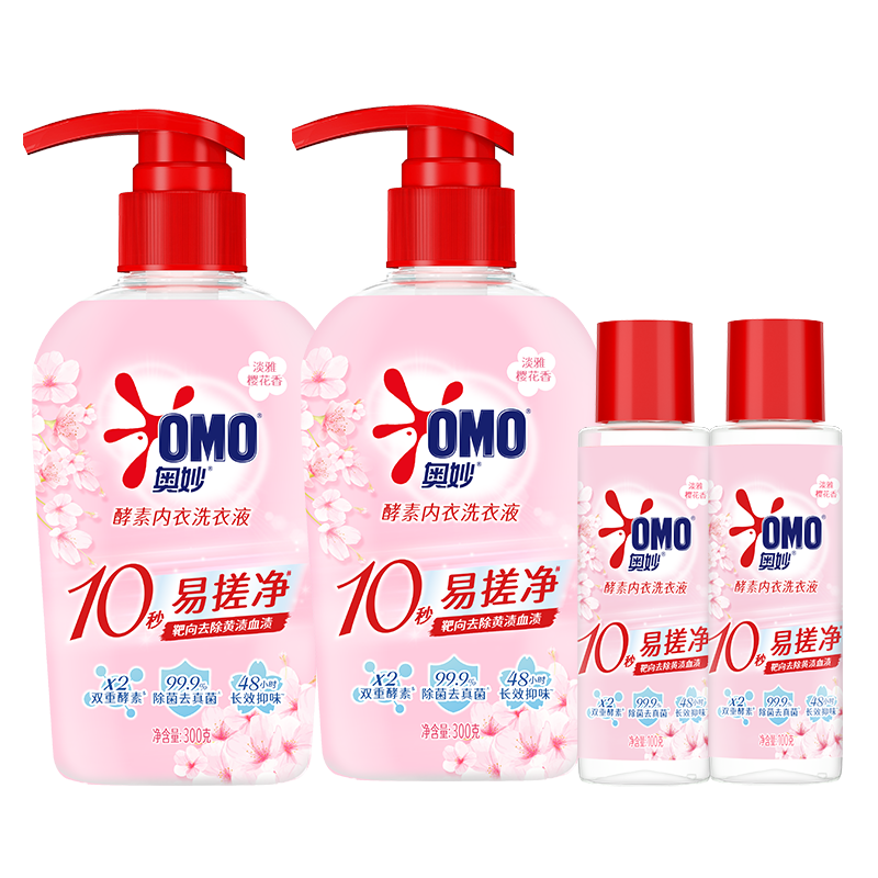 ��������ϴ��Һ300g*2+100g*2 ����ר��ȥѪ�� 99.9%����ȥ��HPV 