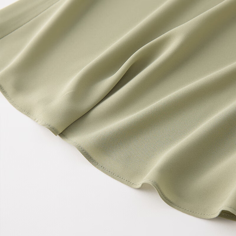 ZEZI女士小吊带背心西服内搭2025年夏季新款打底衫简约纯色无袖上衣 银绿【76.6%醋酯纤维23.4%聚酯】 XL