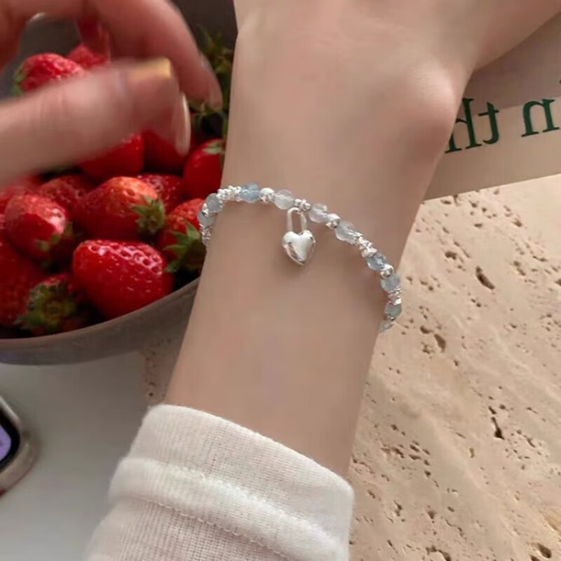 极细碎银子珍珠手链项链女款感轻奢小众精致叠戴手串配饰 MY38442