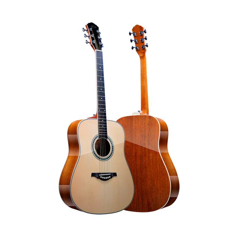 紅棉(Kapok)初學(xué)者民謠吉他41寸LG-68新手入門木吉他男女生成人進(jìn)階練習(xí)專用