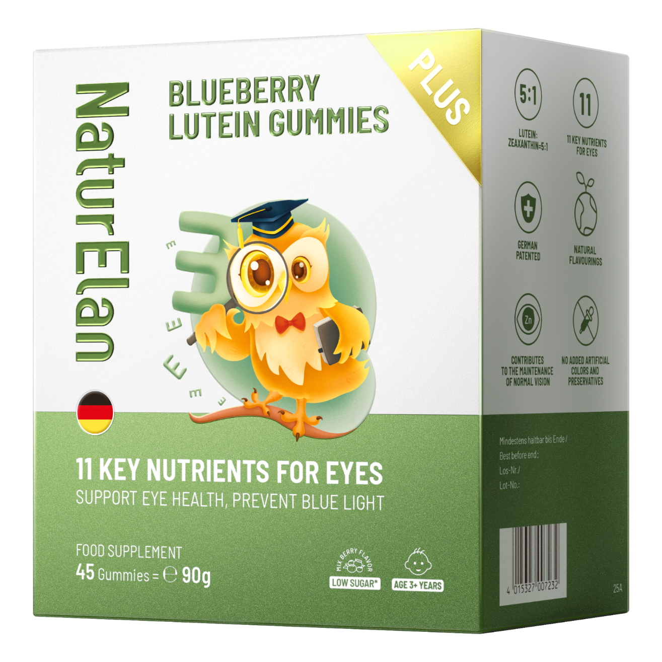 NATURELANҶ���ض�ͯ����3-6-12������ Plus��ά����CE�¹�ר�� ��10mgҶ���ء� 45��*3�� ������ 348Ԫ