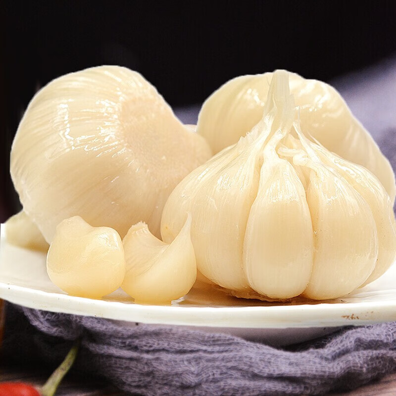 万兴姜老大糖蒜甜蒜糖蒜头腌泡大蒜头糖醋蒜头腌菜农家自制腌酸甜脆爽下饭菜 糖蒜 260g 1袋