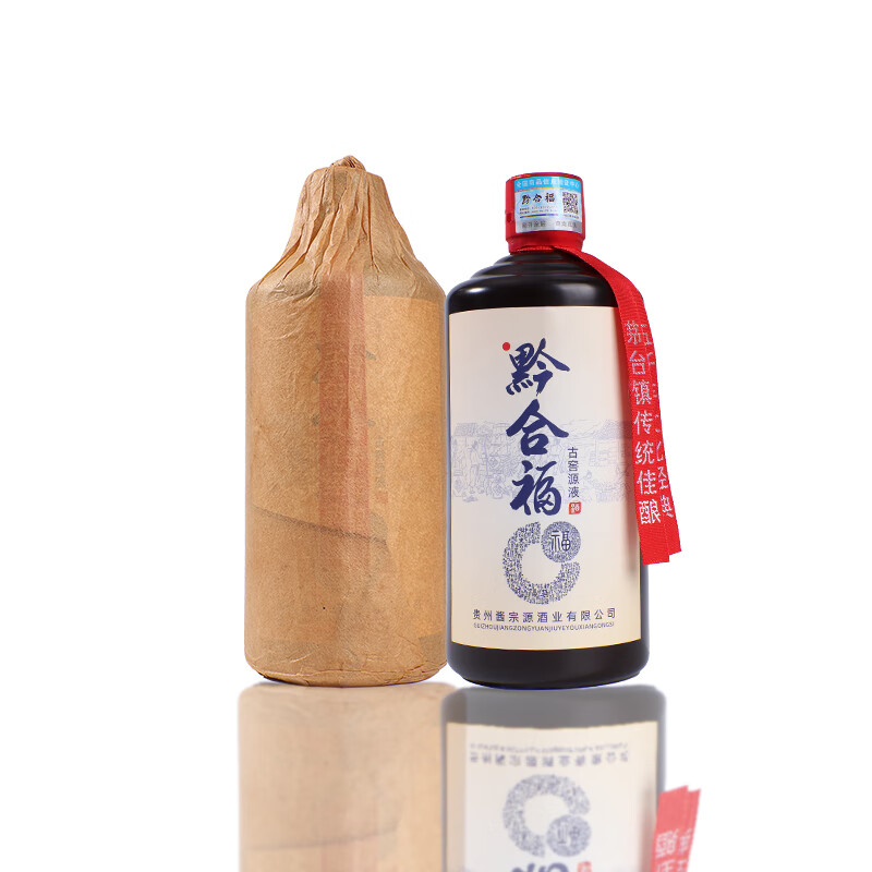 黔合福贵州茅台镇 酱香型白酒 高粱酒整箱 纯粮食酿酒 高度酒坤沙酒老酒 53%vol 500mL 6瓶